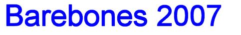 Barebones 2007