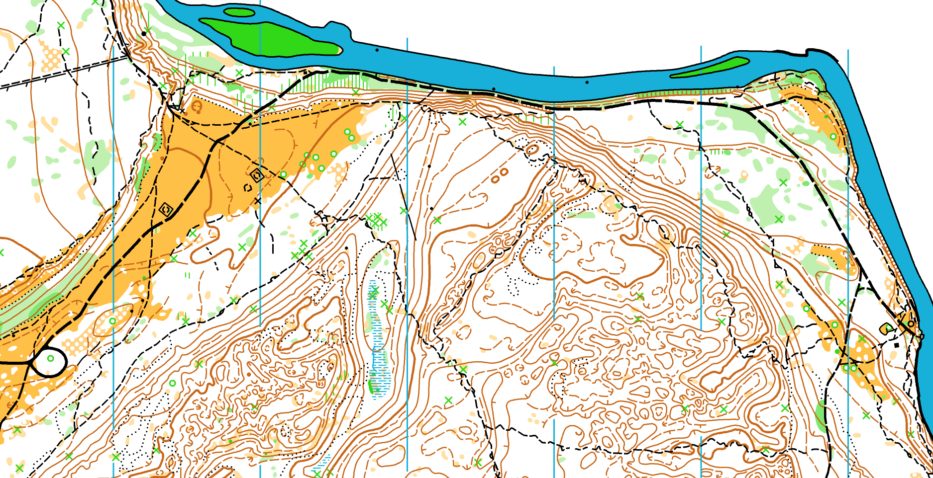 map snippet - middle distance